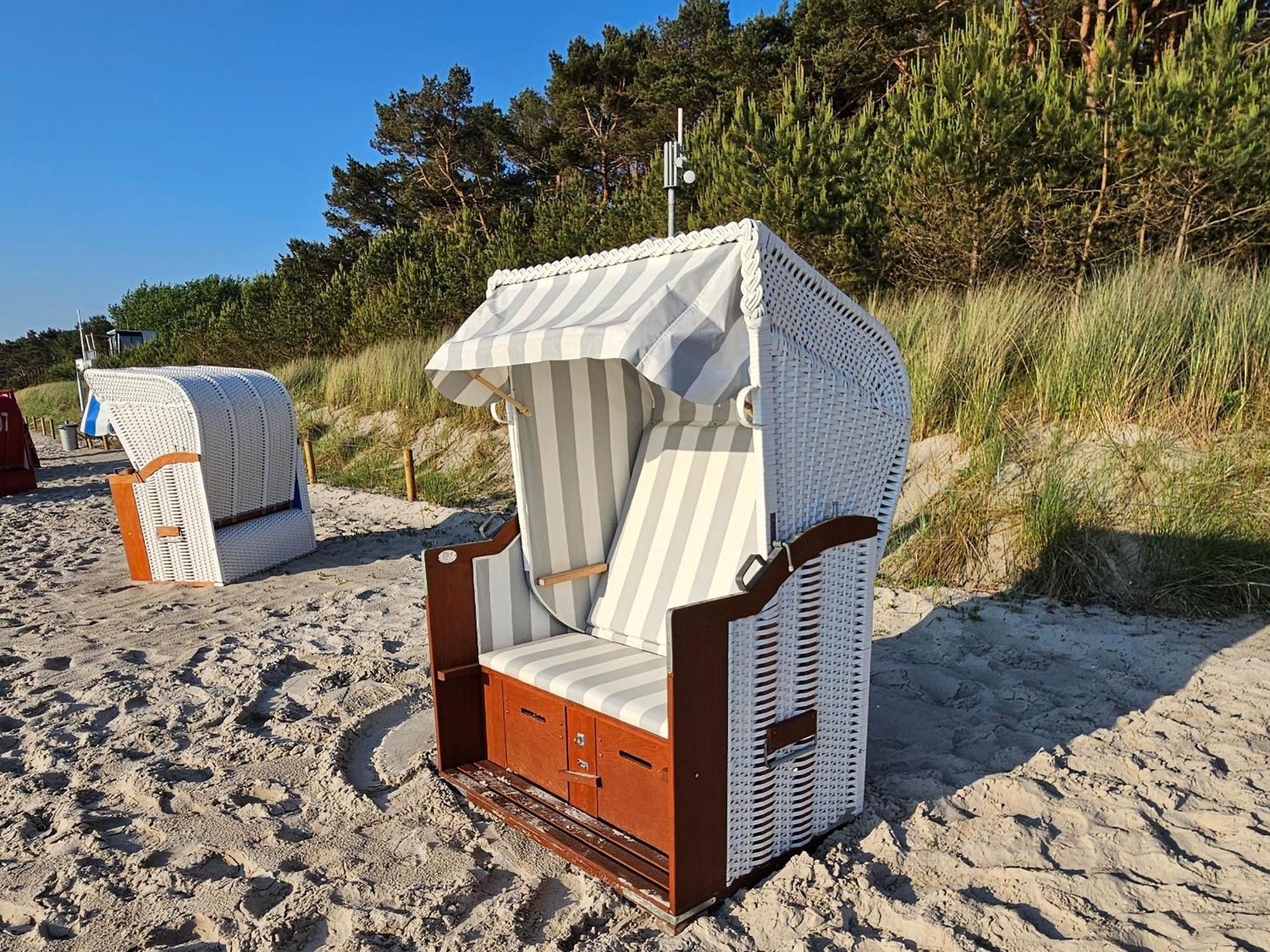 Ankerplatz Am Suedstrand, Fewo Mit 2 Schlafzimmer Und Eigenen Strandkorb Binz Exteriör bild