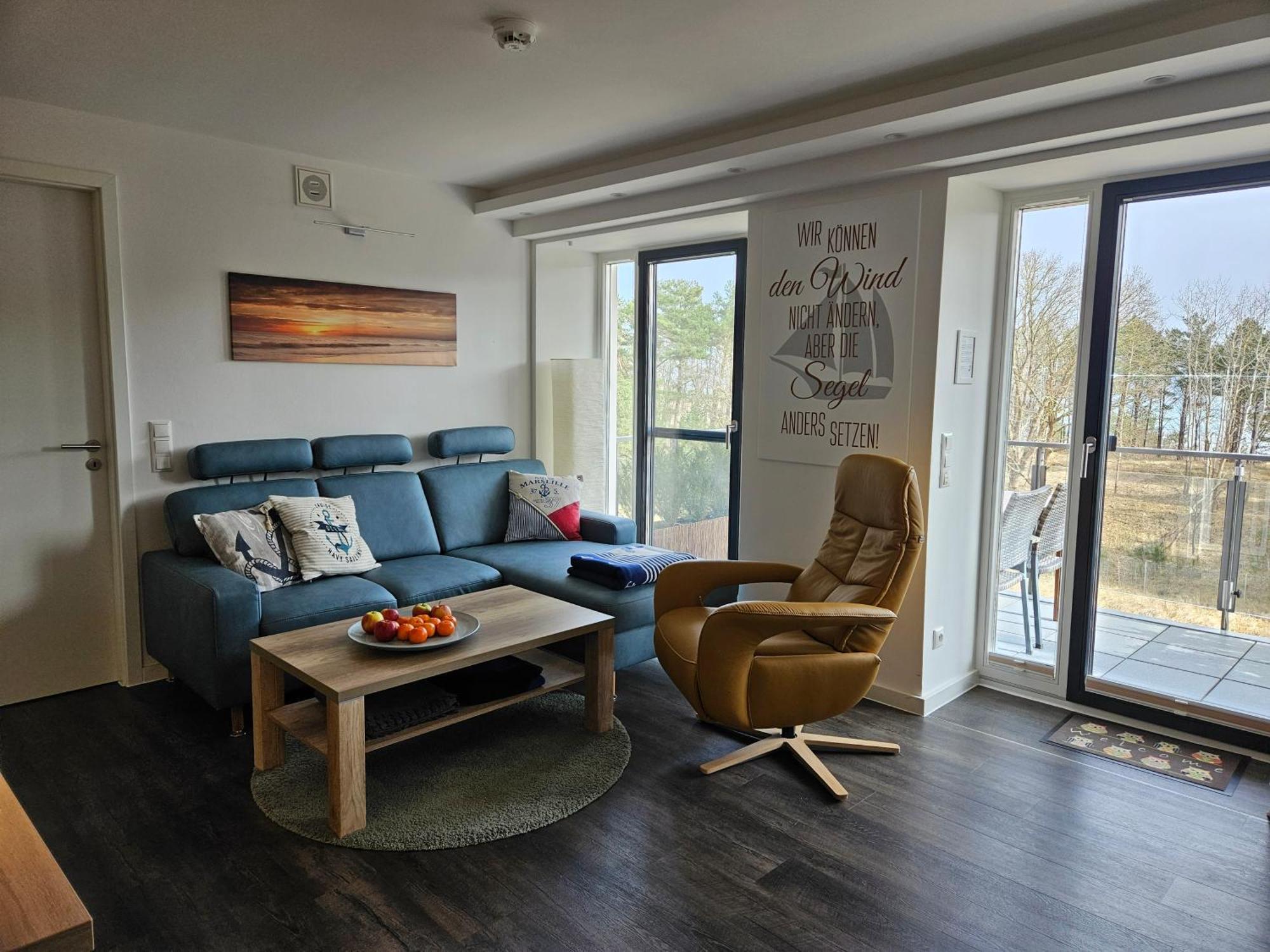 Ankerplatz Am Suedstrand, Fewo Mit 2 Schlafzimmer Und Eigenen Strandkorb Binz Exteriör bild